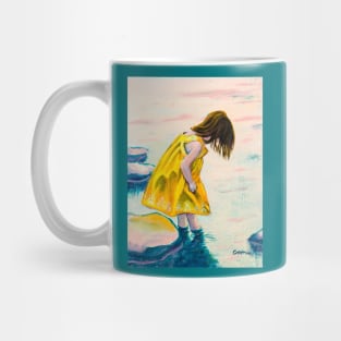 Girl in a Yellow Dress Mug